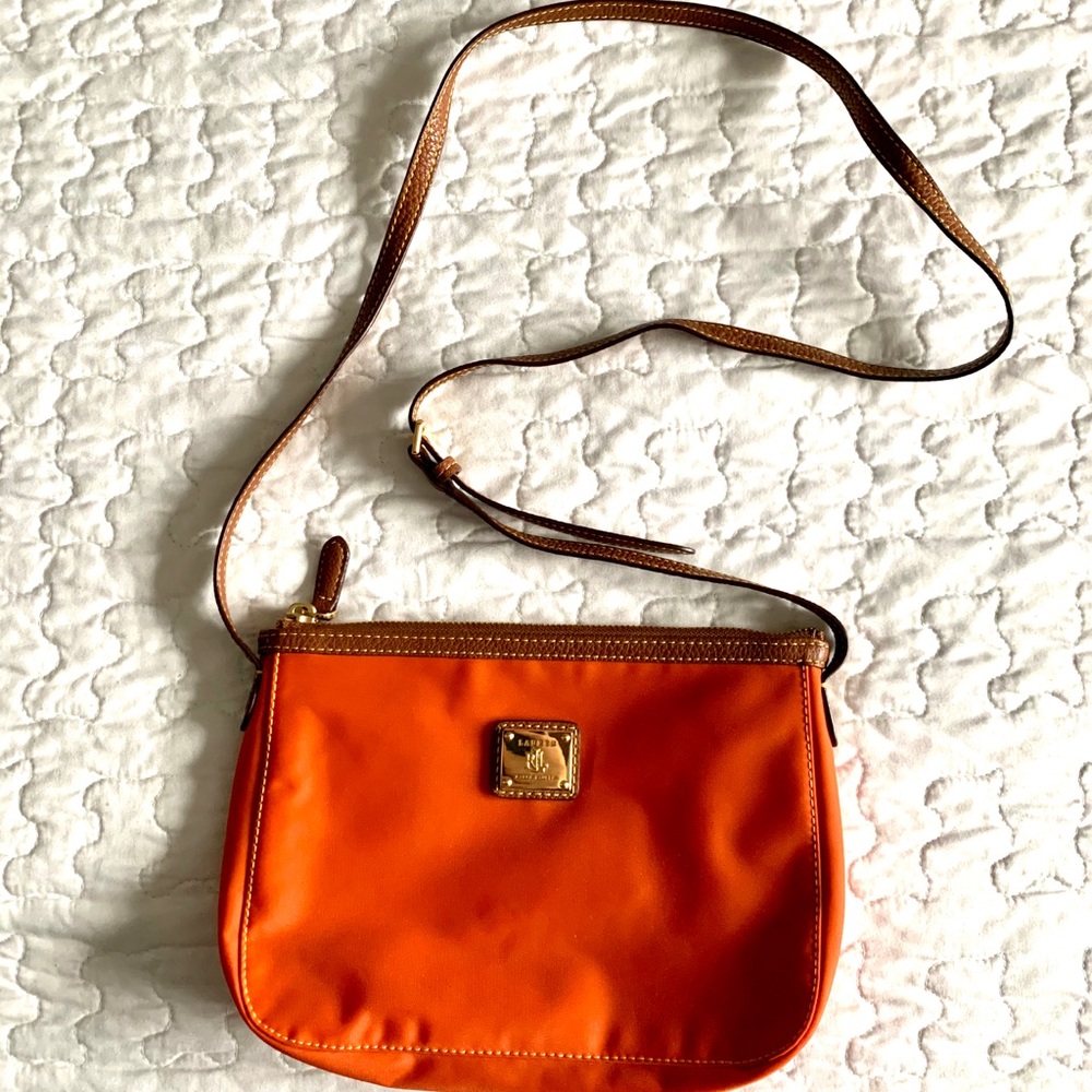 Ralph Lauren Purse - orange LIKE NEW